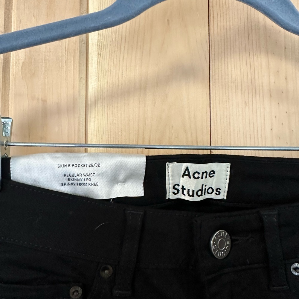 Acne STUDIOS  Black skinny jeans - Picture 2 of 3